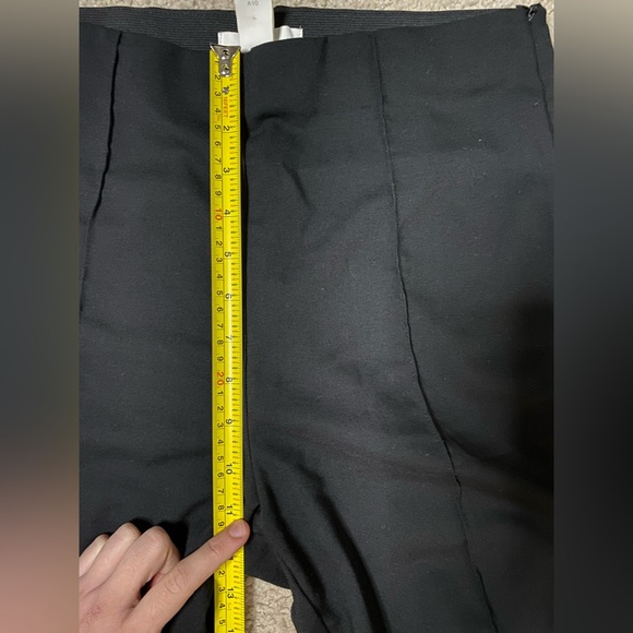 H&M black gothic style trousers with flared bottoms (US 8, 40) - Picture 6 of 7